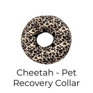 NWT cheetah recovery collar Comfurt collar